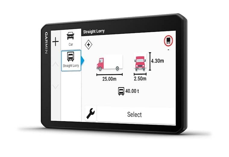 garmin dezl lgv720 especificaciones camion