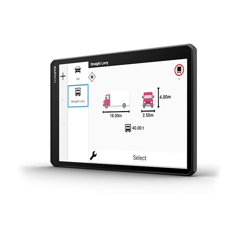 garmin dezl lgv1020 especificaciones camion